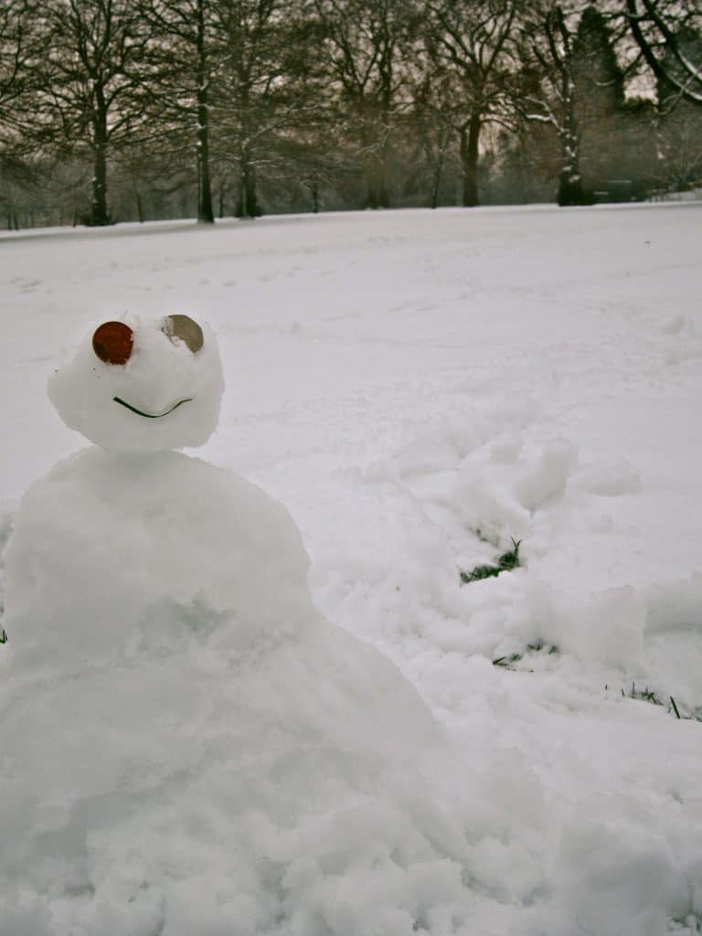 snowman in London