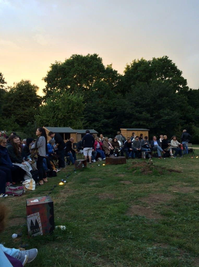 An open air theatre in Oxford