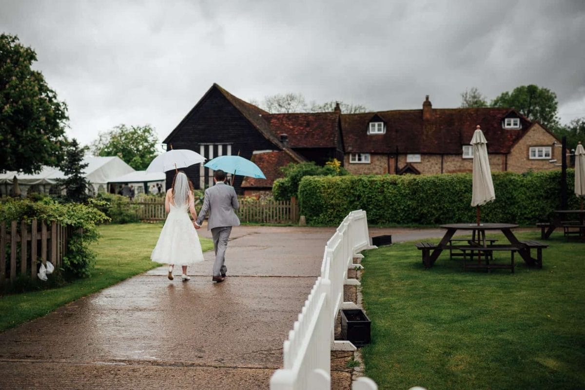 Married couple at the Horse Trust Speen