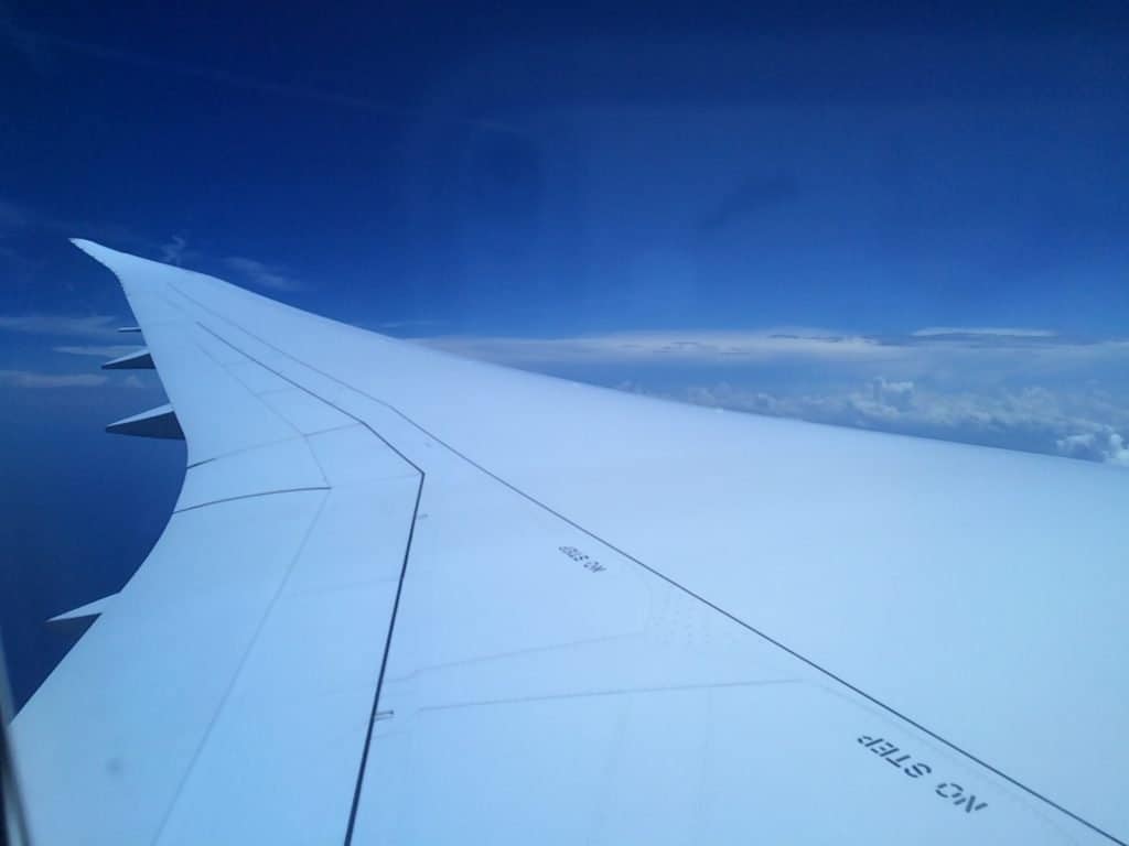 wing of a plane