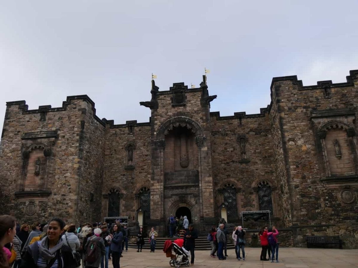 The keep at Edinburgh Castle