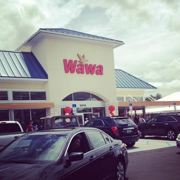 The first Wawa in Orlando with cars outside