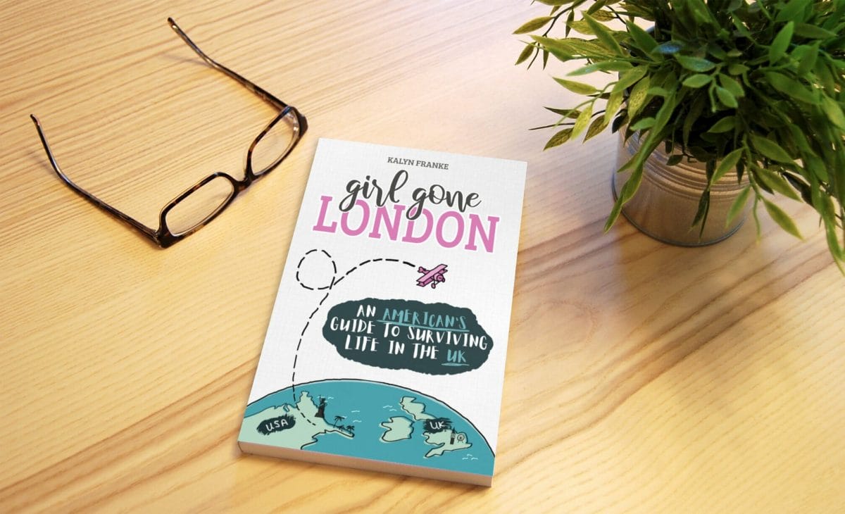 Girl Gone London book on table