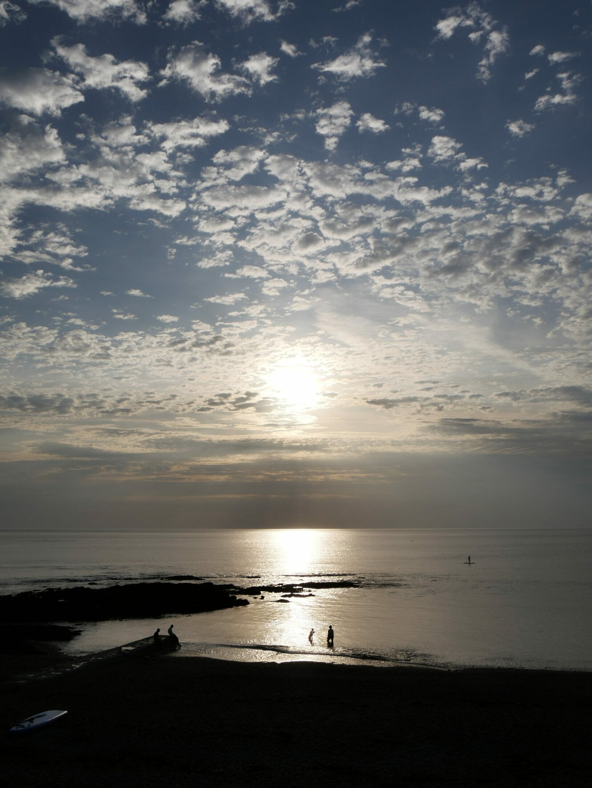 A sunset in Aberystwyth