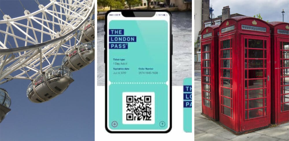 London Pass, London Eye, London Phone Booths