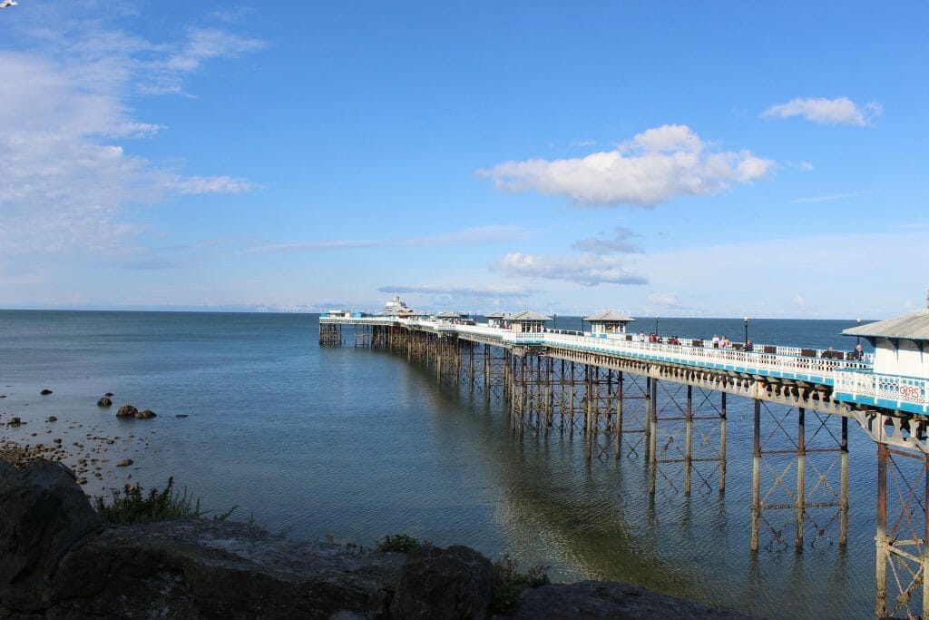 Pier in Llandudno Wales