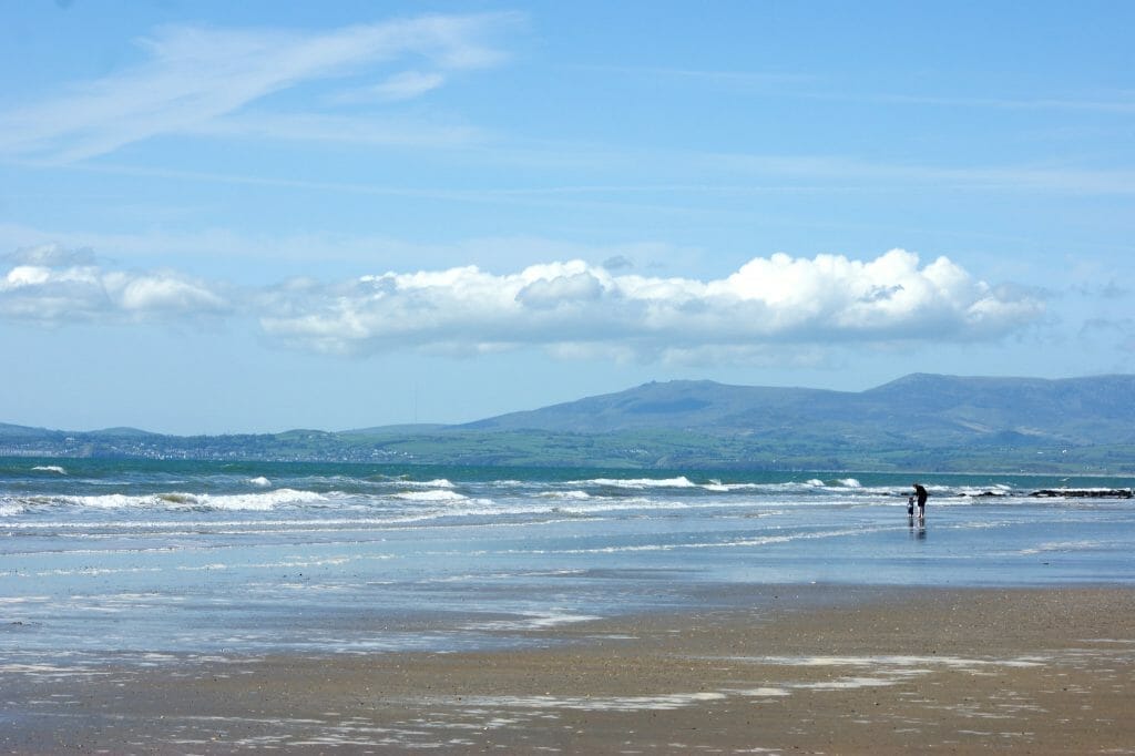 Beach in Shell Island Wales