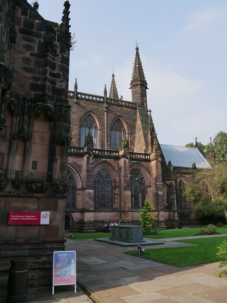 Exterior of St Giles Church Wrexham