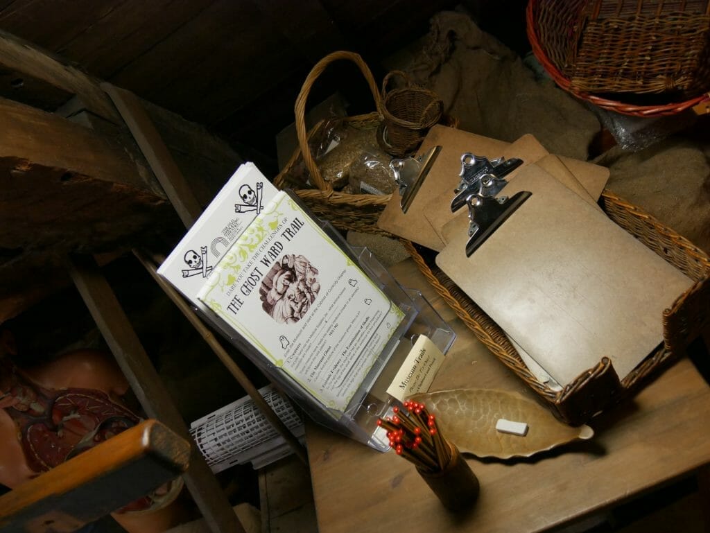 Quest game at the Old Operating Theatre, London