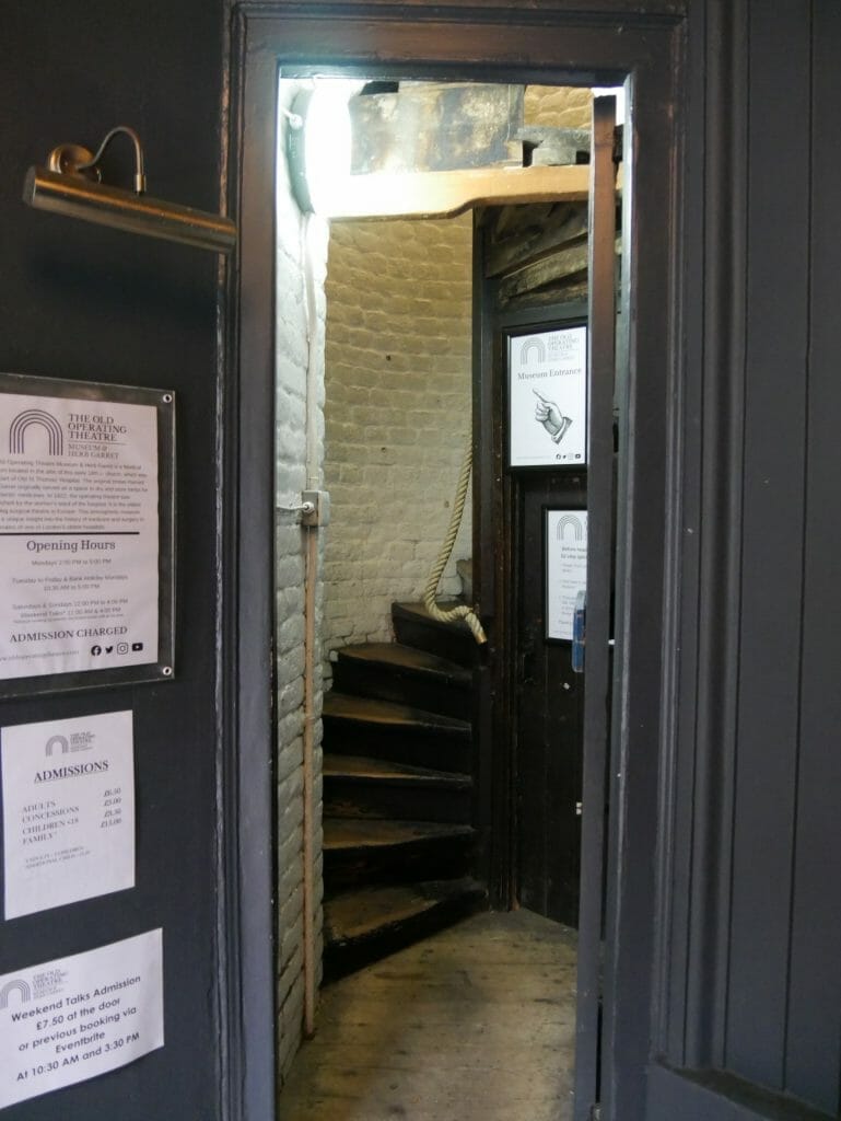 Old Operating Theatre staircase