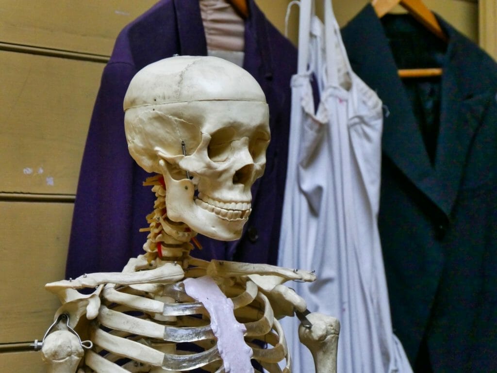 Skeleton at The Old Operating Theatre