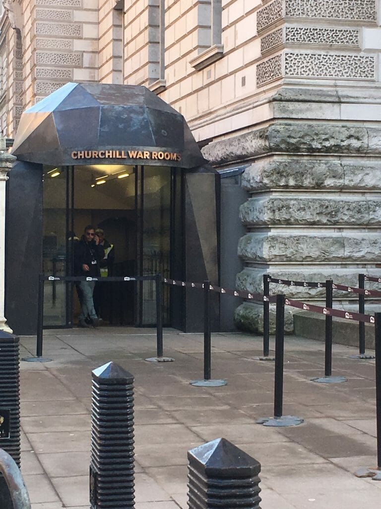 Churchill War Rooms entrance