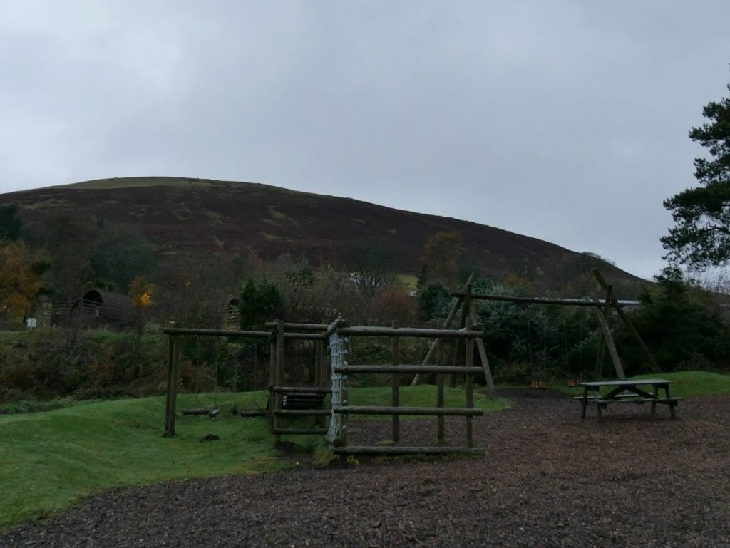 A playground at The Quiet Site