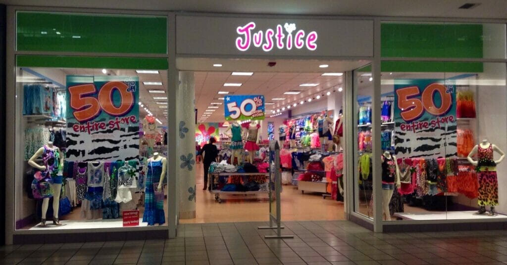 Justice girl store clothing store locations