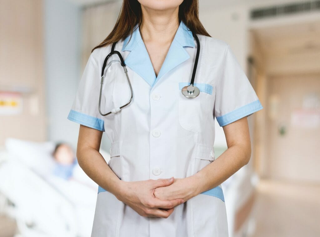 woman wearing nurse uniform 