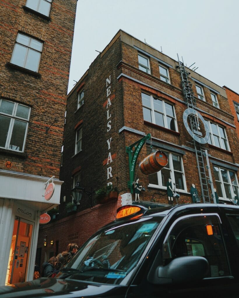 Neals Yard alleyway