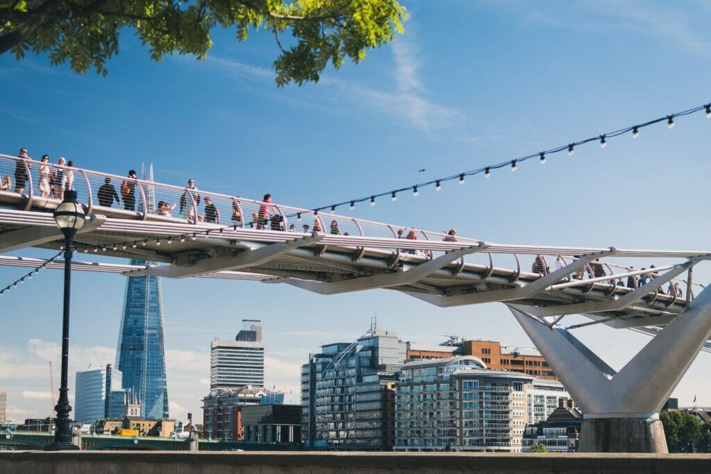 Millennium Bridge in London