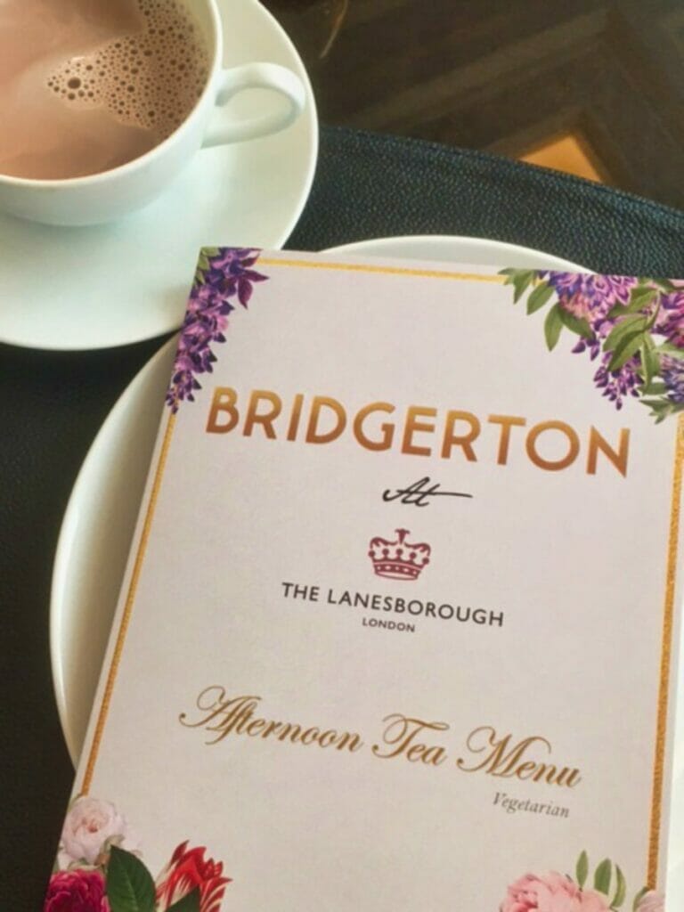 Bridgerton afternoon tea