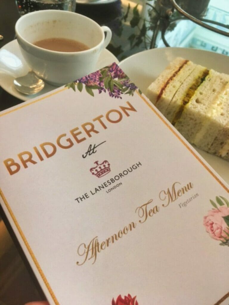 Bridgerton afternoon tea