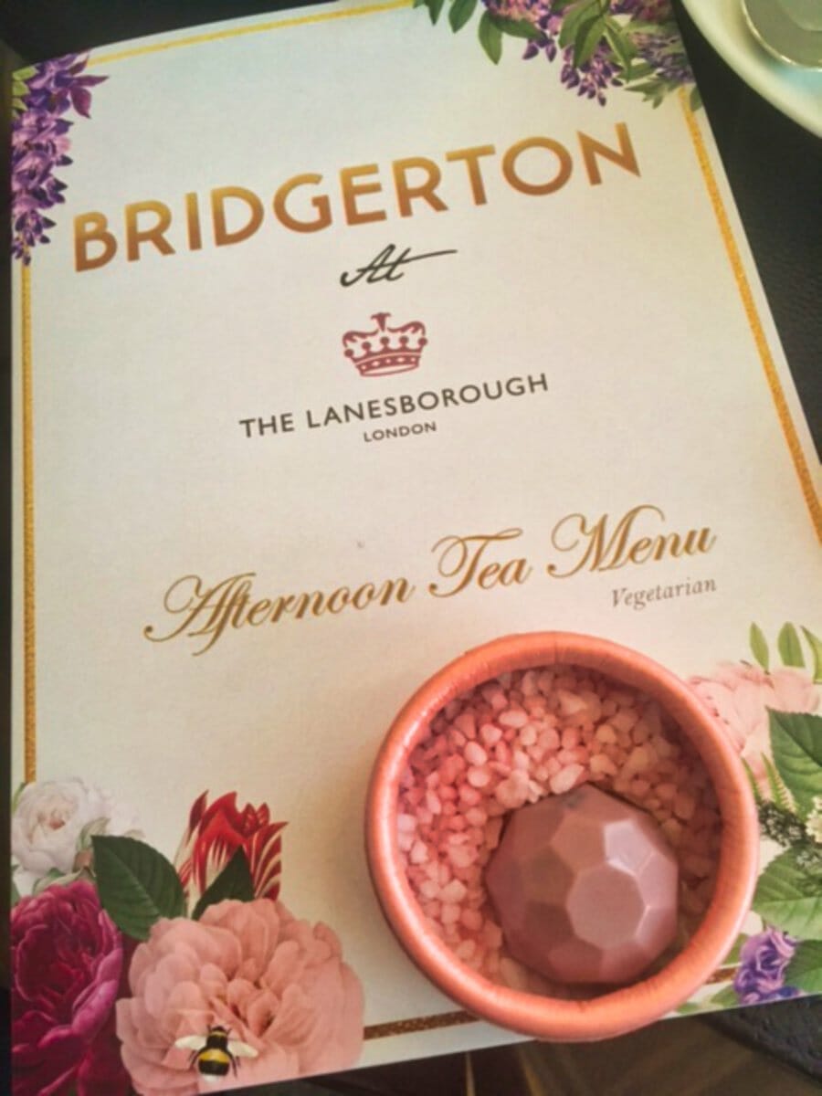 Bridgerton afternoon tea