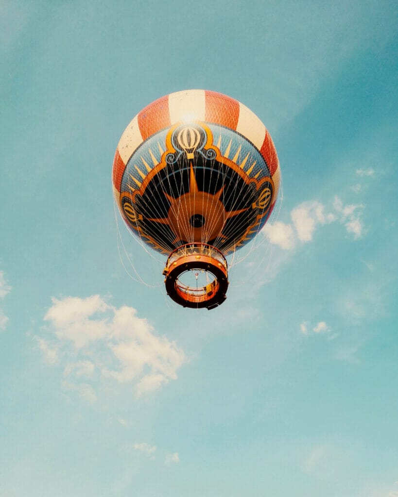 Downtown Disney balloon at Disneyland Paris