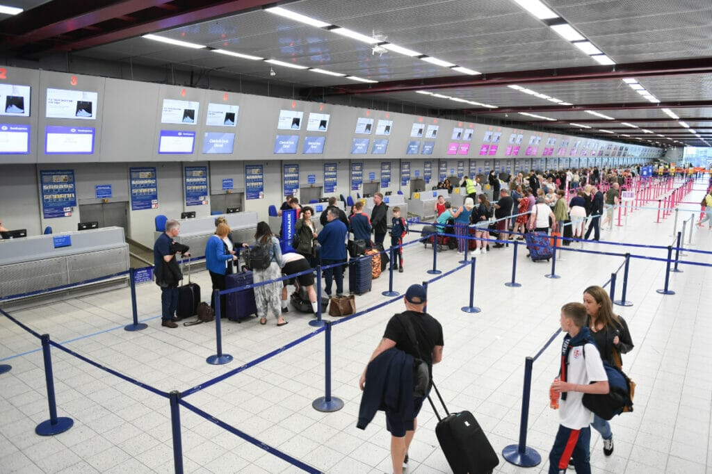 interior of airport