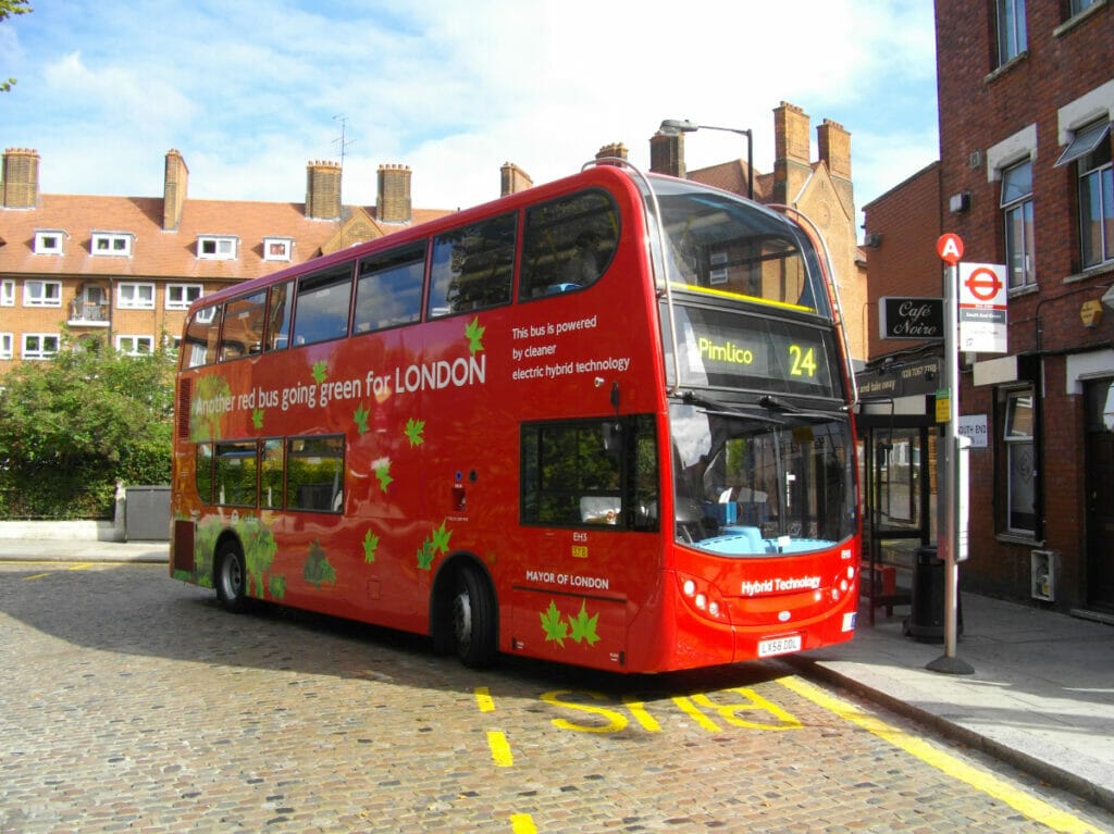 london bus plan trip