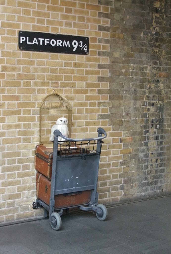 Platform 9 and 3/4 at Kings Cross Station