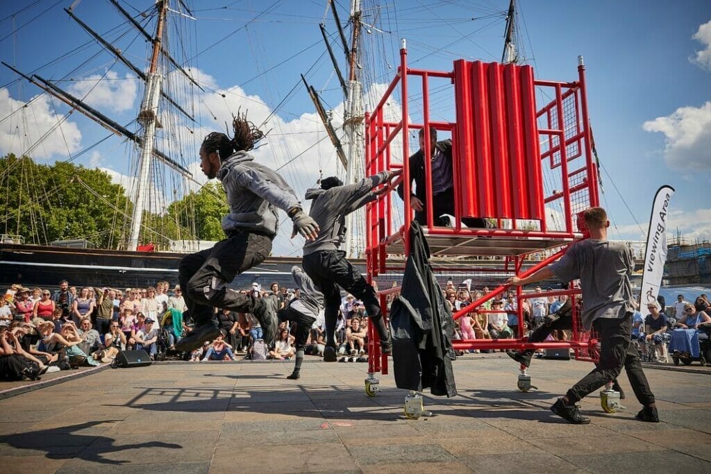 dancers at Greenwich Festival