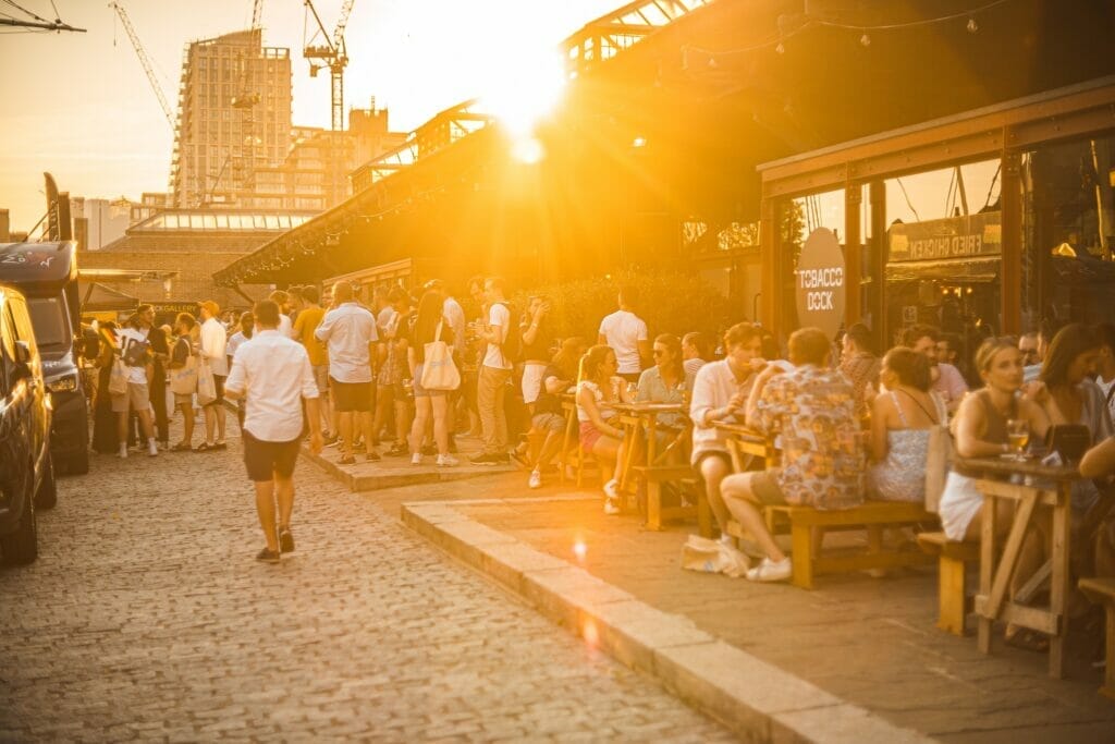 people at London Craft Beer Festival