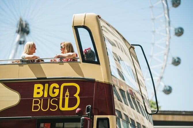 children's open top bus tour london