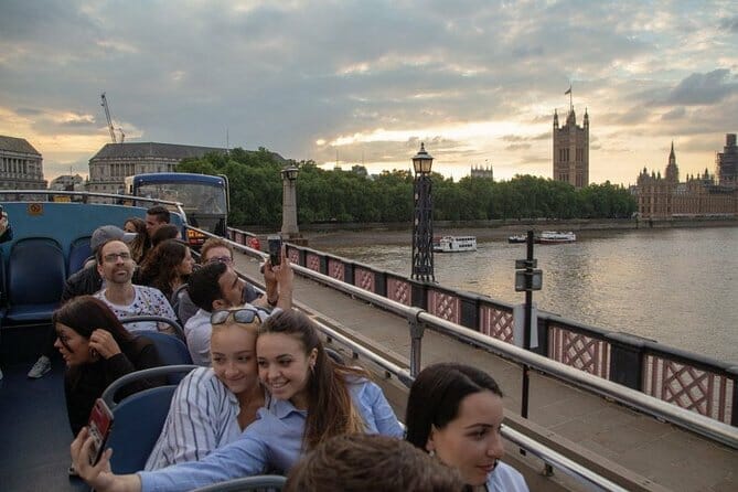 children's open top bus tour london