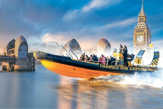 speedboat tours london